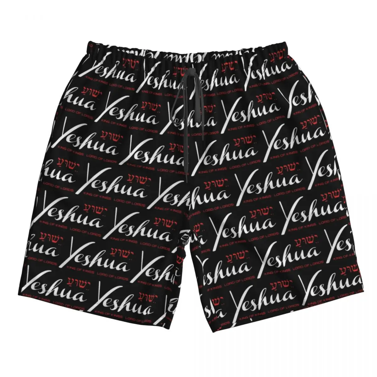 イエス・キリスト・イェシュア・トランクス・ビーチ・ボードショーツ・カジュアル・速乾性・水泳・夏・メンズパンツ