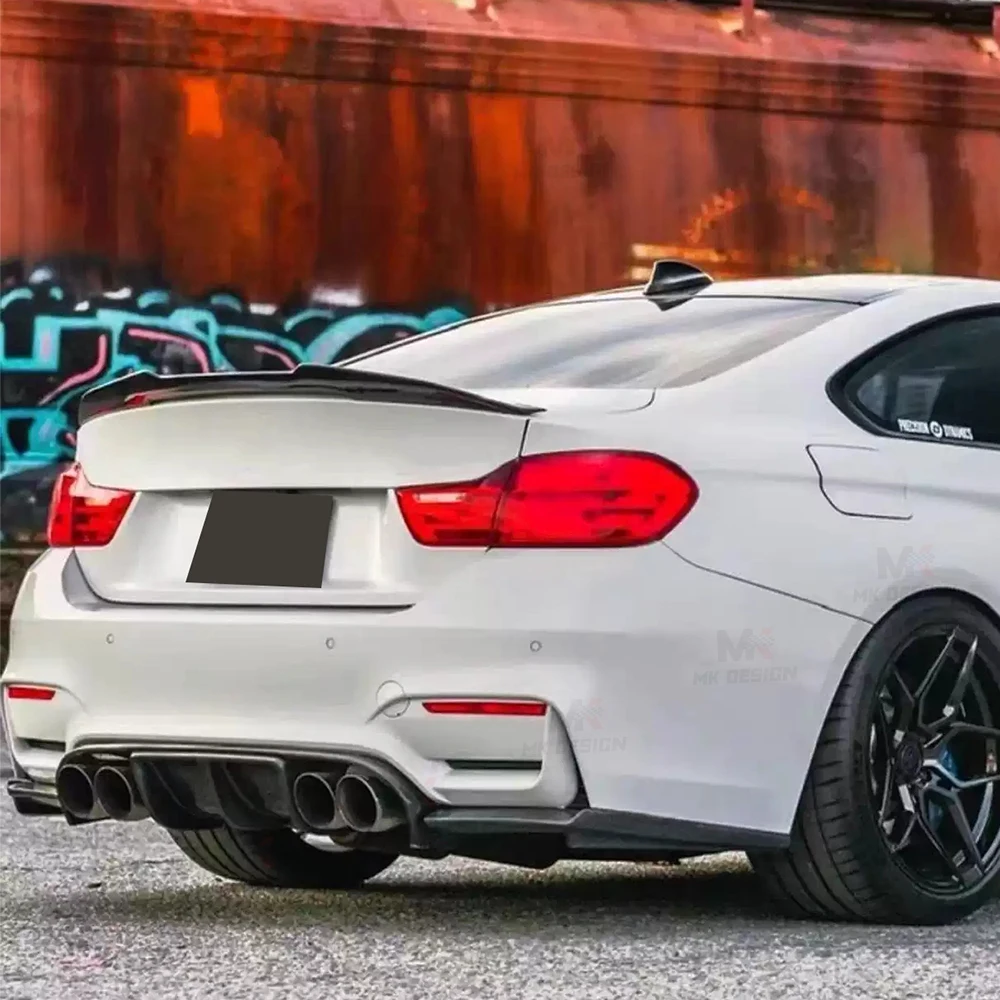 

Carbon Fiber PSM Style Rear Trunk Lip Spoiler Ducktail Wing for BMW F80 M3 F82 F82 F83 M4 2014+ Rear Spoiler Boot Wing Auto Part