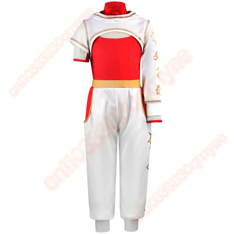 2025 tv zumbis cosplay addison saia superior vermelha ternos de carnaval de halloween para mulheres adulto festa disfarce roleplay traje roupas