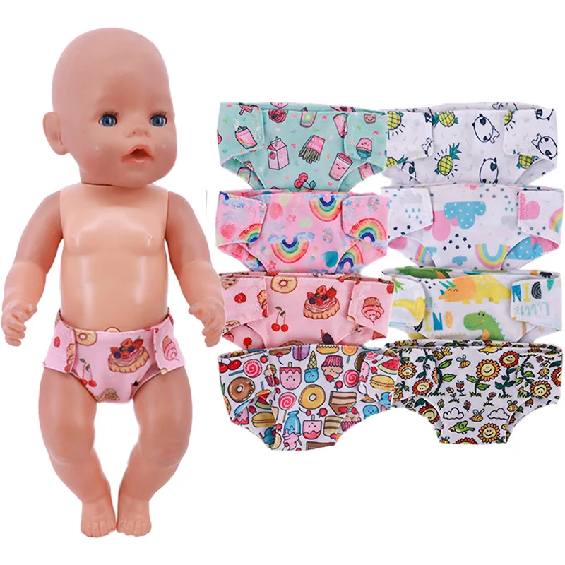 Doll Underwear Diapers Panty for 18Inch 43CM Reborn New Born Baby Doll Clothes Accessories Nenuco Ropa Generation doll Toys