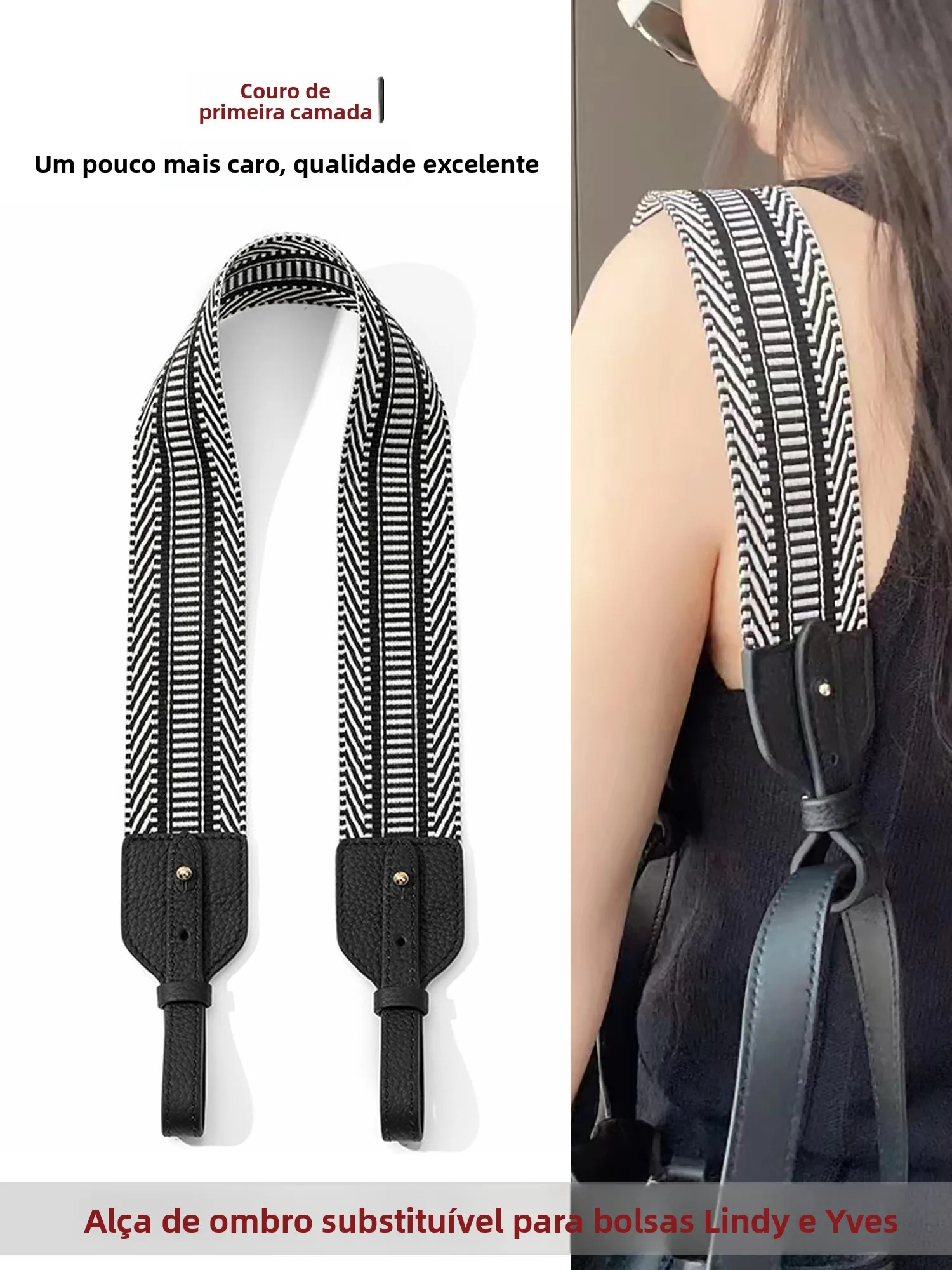 top-layer-cowhide-shoulder-strap-basket-bag-crossbody-single-strap-canvas-weave-belt-wide-bag-belt-home-use-h-family