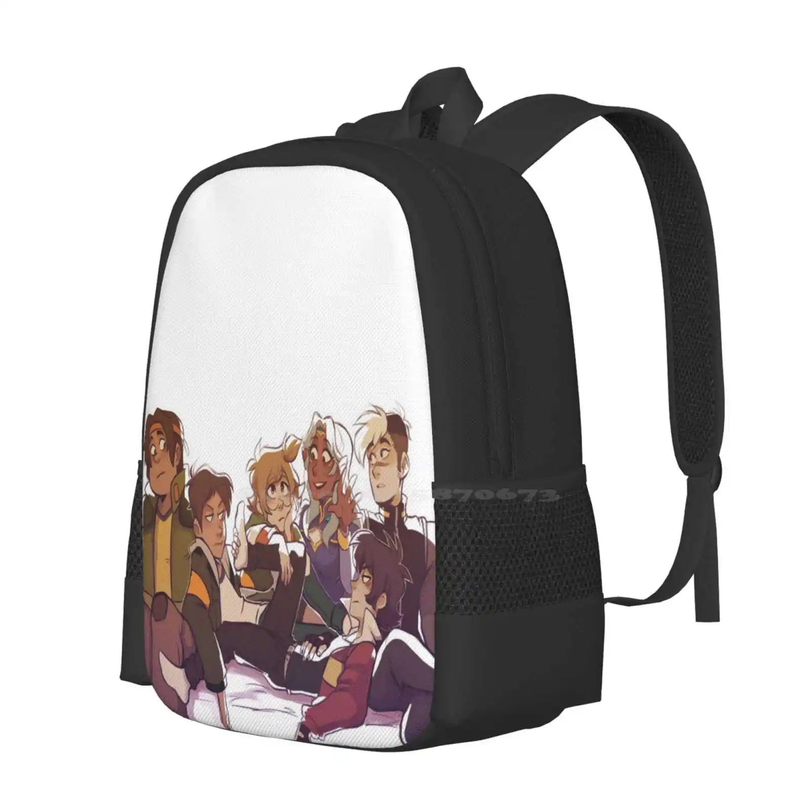 Paladins Pls Large Capacity School Backpack Laptop Bags Hunk Garret Lance Mcclain Keith Kogane Pidge Gunderson Princess Allura