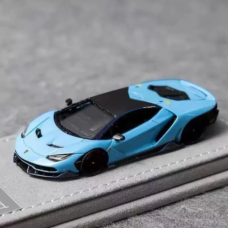 JDL 1:64 LP770-4 لامبورغيني الراتنج اللعب موتور سيارة دييكاست نموذج معدني الهدايا