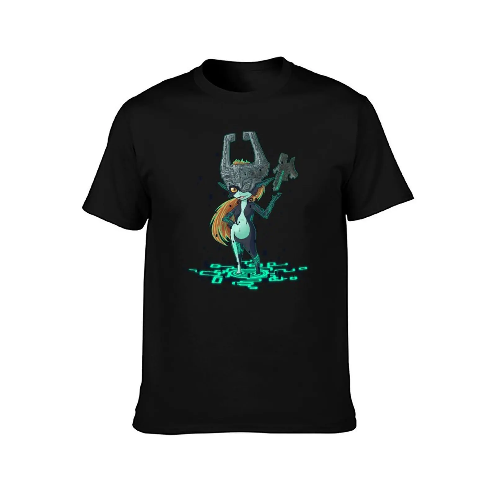Fused shadow obtained T-Shirt, Summer Casual Cotton Tee, Oversized Streetwear Tops, Vintage Graphic Print, Unisex Men Women