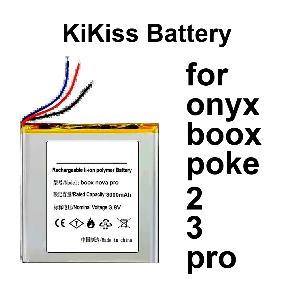 

Battery High-Efficiency POKE2 POKE3 2270-3000Mah For Onyx Boox Poke 2 3 Pro