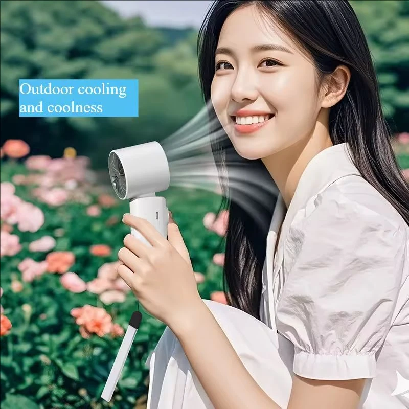 2026 new high-speed handheld fan semiconductor refrigeration 199-speed mini usb charging portable outdoor small fan