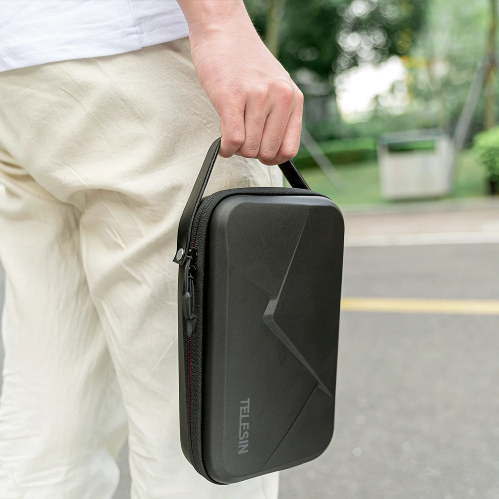 For Insta360 ace/ace Pro Waterproof Travel Carrying Case Storage Bag PU Waterproof Carrying Adjustable Space Bag Accessories