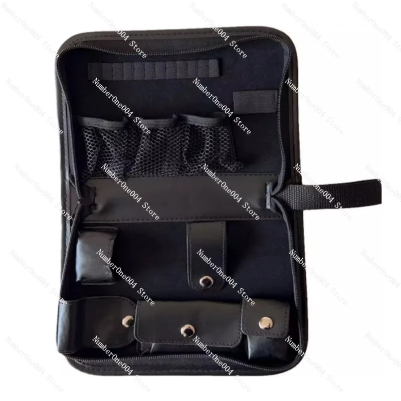 

For Tool Kit Bag Multi Function Accessories Organizer Pouch Large Capacity Leather Club Care Case