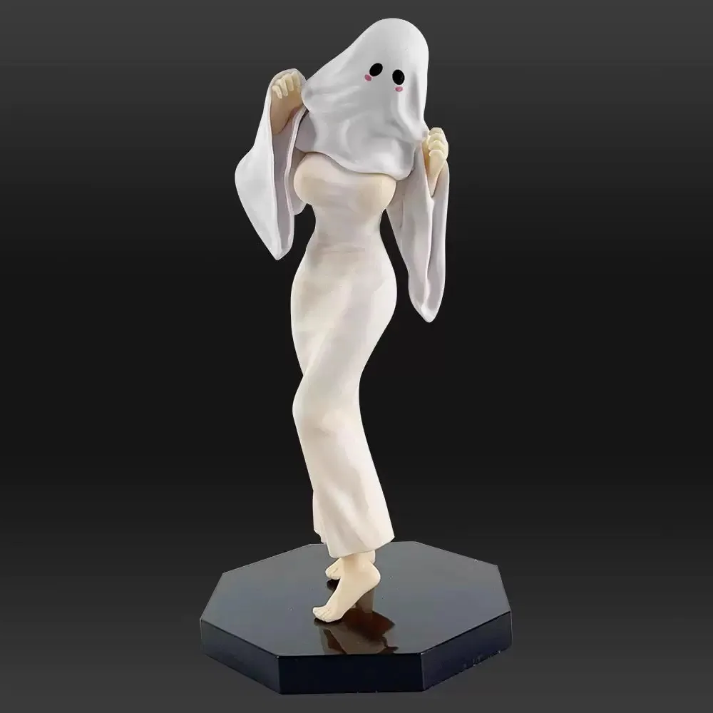 Túnica de batalla figura de chica fantasma vestido de Halloween cola de pez delgada figura de mesa de pie regalo ornamental