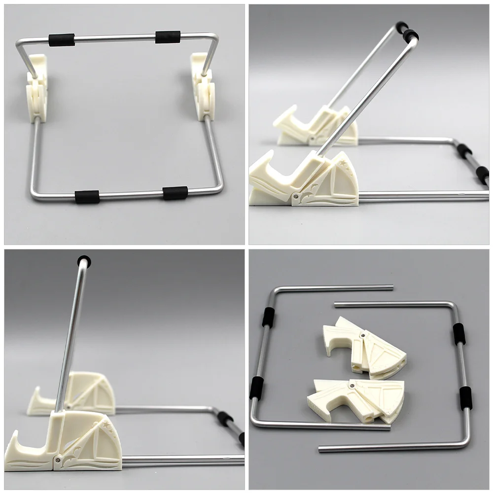 حامل مدمج متعدد الوظائف، حامل كمبيوتر محمول للكتاب اللوحي، زوايا قابلة للتعديل، تصميم حديث، حامل لوحي #4