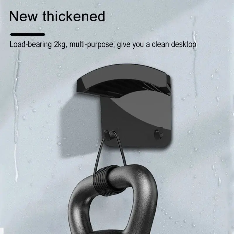 Headset Hooks Wall Under The Table No Punch Headset Rack Storage Rack Gamepad Bracket Headset Hangers