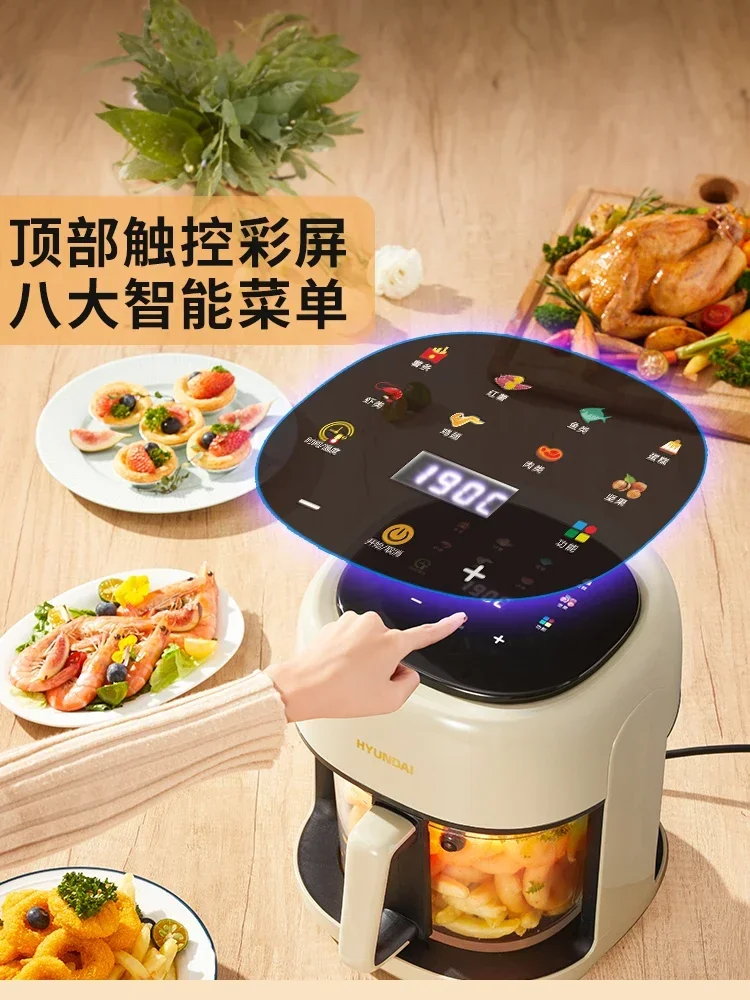 Air fryer household large capacity intelligent oil-free oven multi-function fully automatic electric frying machine new product