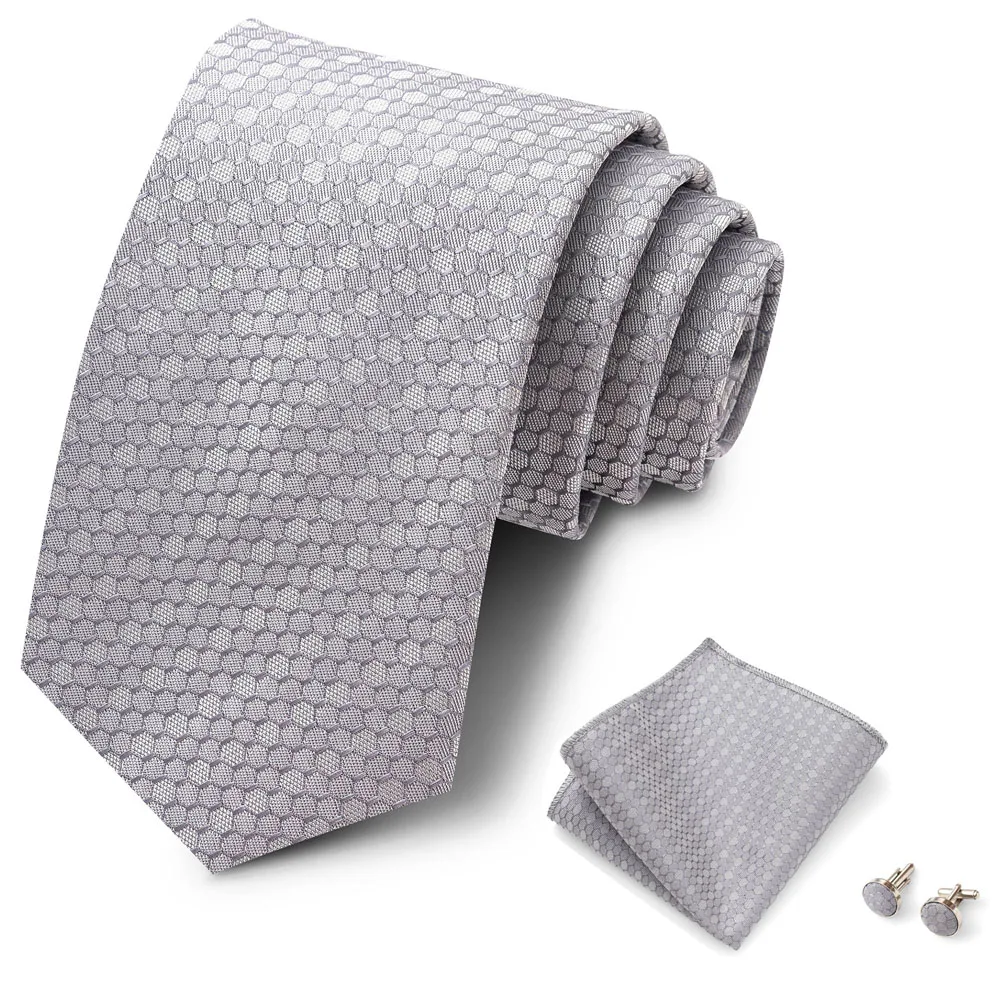 Luxusmarke, 8 cm, Krawatten-Einschubtaschentücher und Manschettenknöpfe-Set für Herren, goldenes Paisley-Muster, Geburtstagsgeschenk, Krawatten- und Anzugaccessoires, passend für Partys. – Detail 26