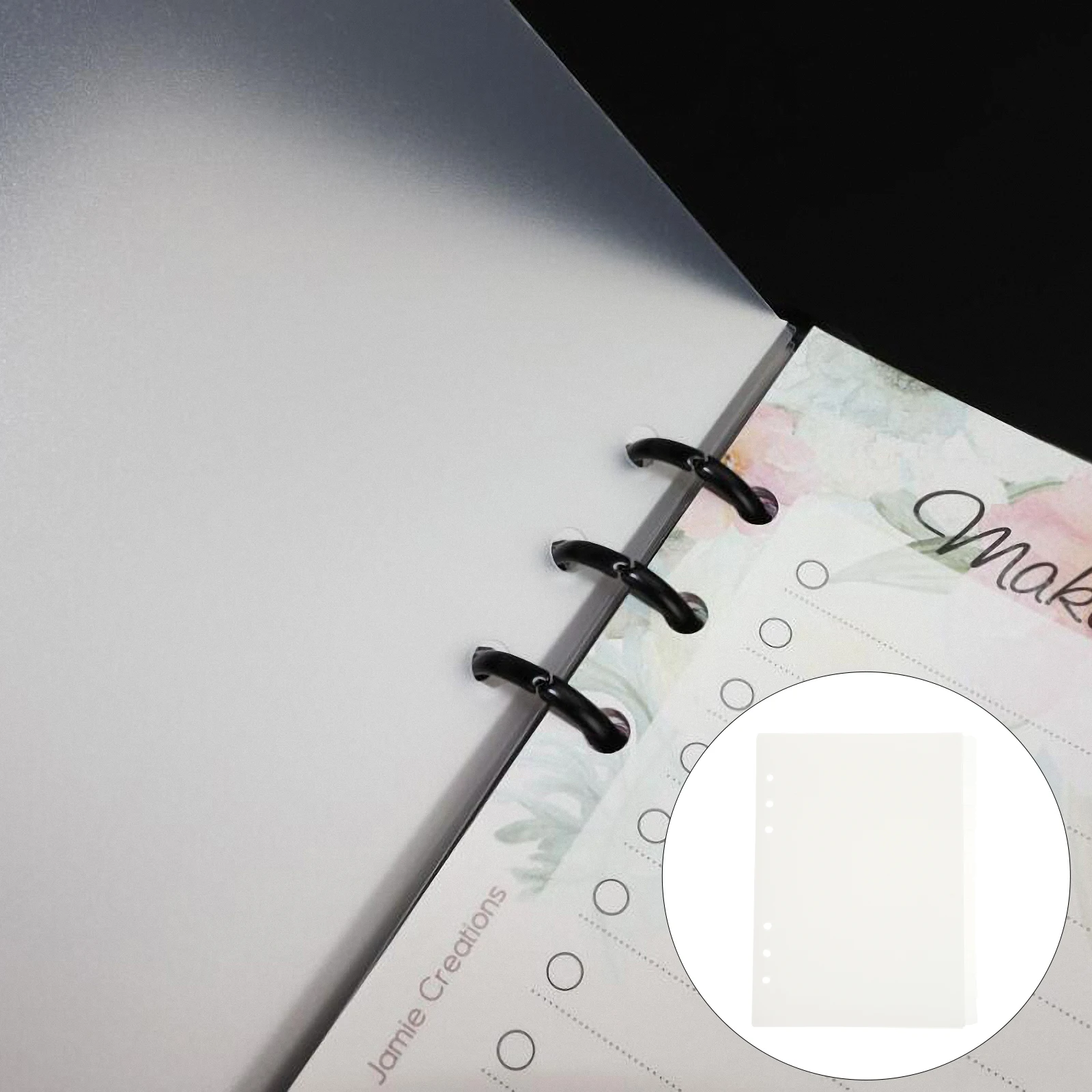 

Binder Separator Pages Tab Divider Index Dividers Translucent Labels for Notebook Planner Books Reports Manual Presentation