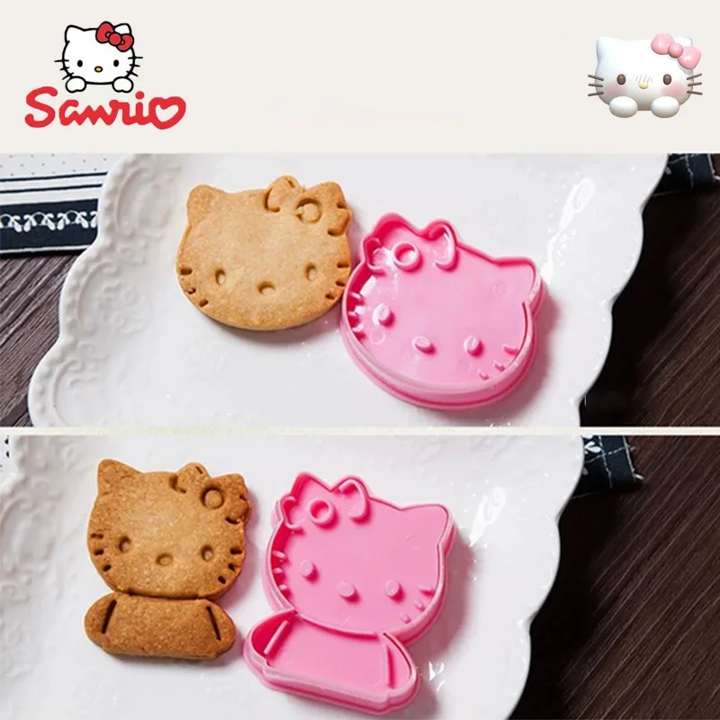 Sanrio Hello Kitty  Fruit Mold Biscuit Food Cute Kitchen Utensils Kawaii Party Kawaii Girl Heart Birthday Gift