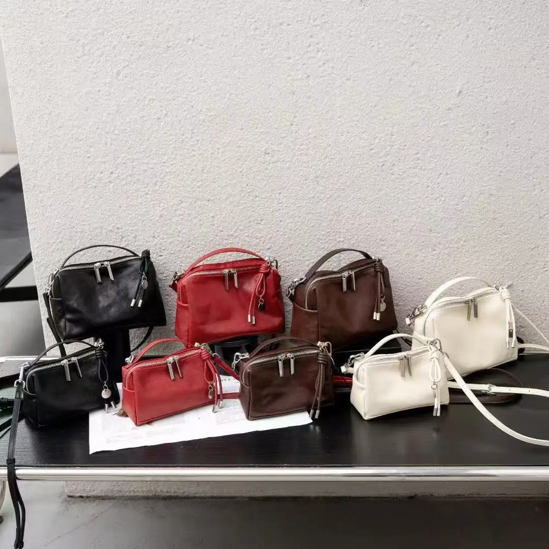

Women's New Genuine Leather Crossbody Bag 2026 Summer New Soft Leather Leisure Single Shoulder Bag Large Capacity Handheld Bag