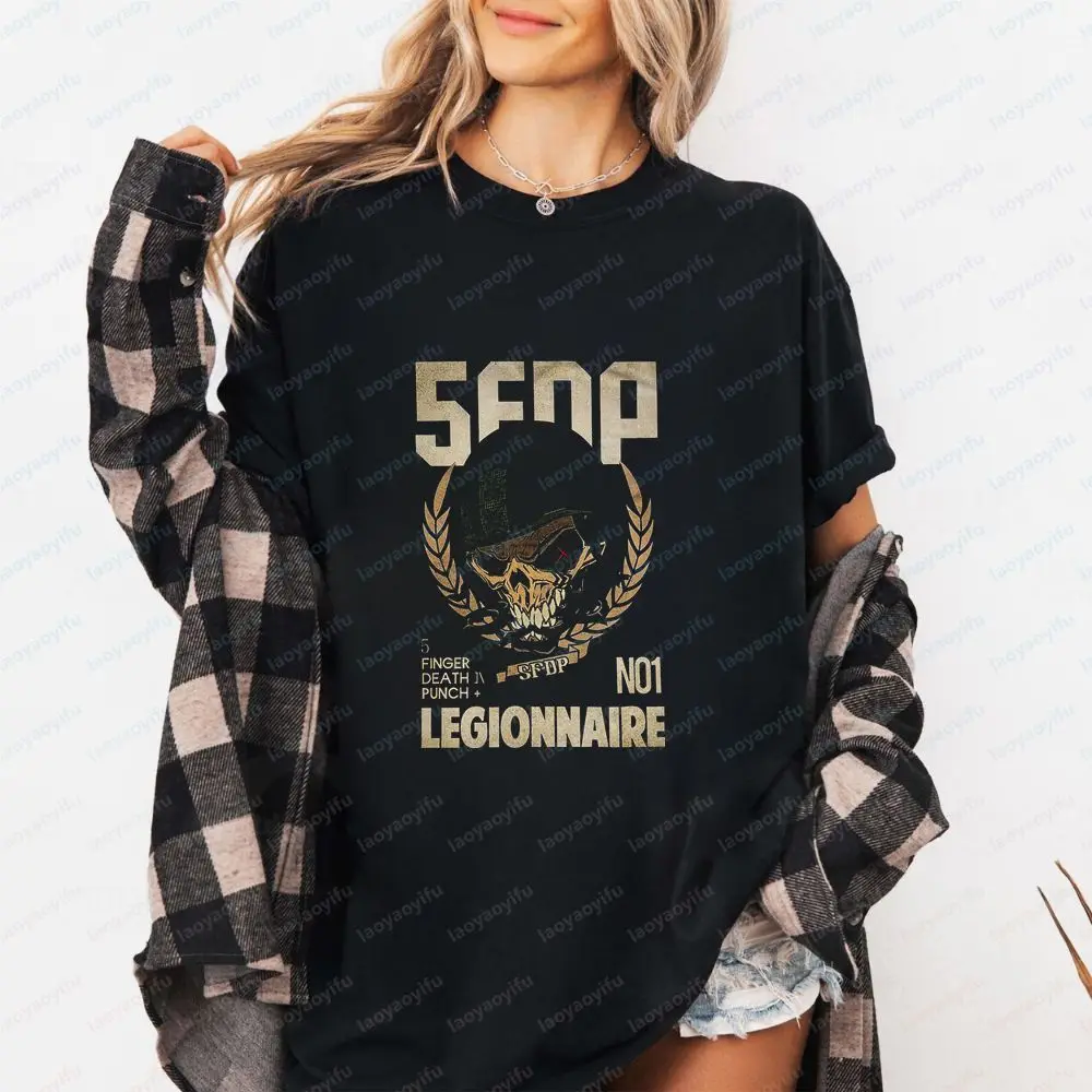 New Five Finger Death Punch - Summer Casual Trendy Versatile Men's and Women's Round-neck T-shirt