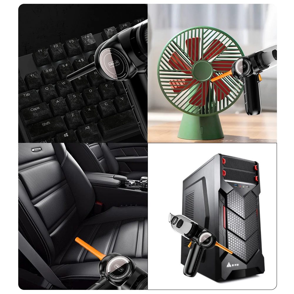 Q18 3 인 1 무선 자동차 진공 청소기, 건식 및 습식 사용, 휴대용 자동차 가전 진공 청소기