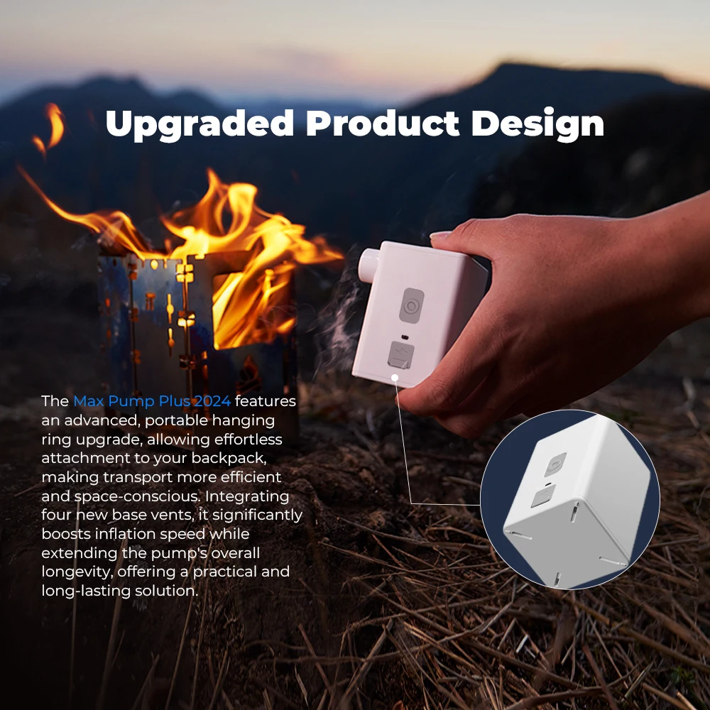 FLEXTAIL MAX PUMP PLUS - مضخة هواء محمولة مع بطارية 1600 مللي أمبير في الساعة من النوع C قابلة لإعادة الشحن للتضخم والانكماش والضغط #5
