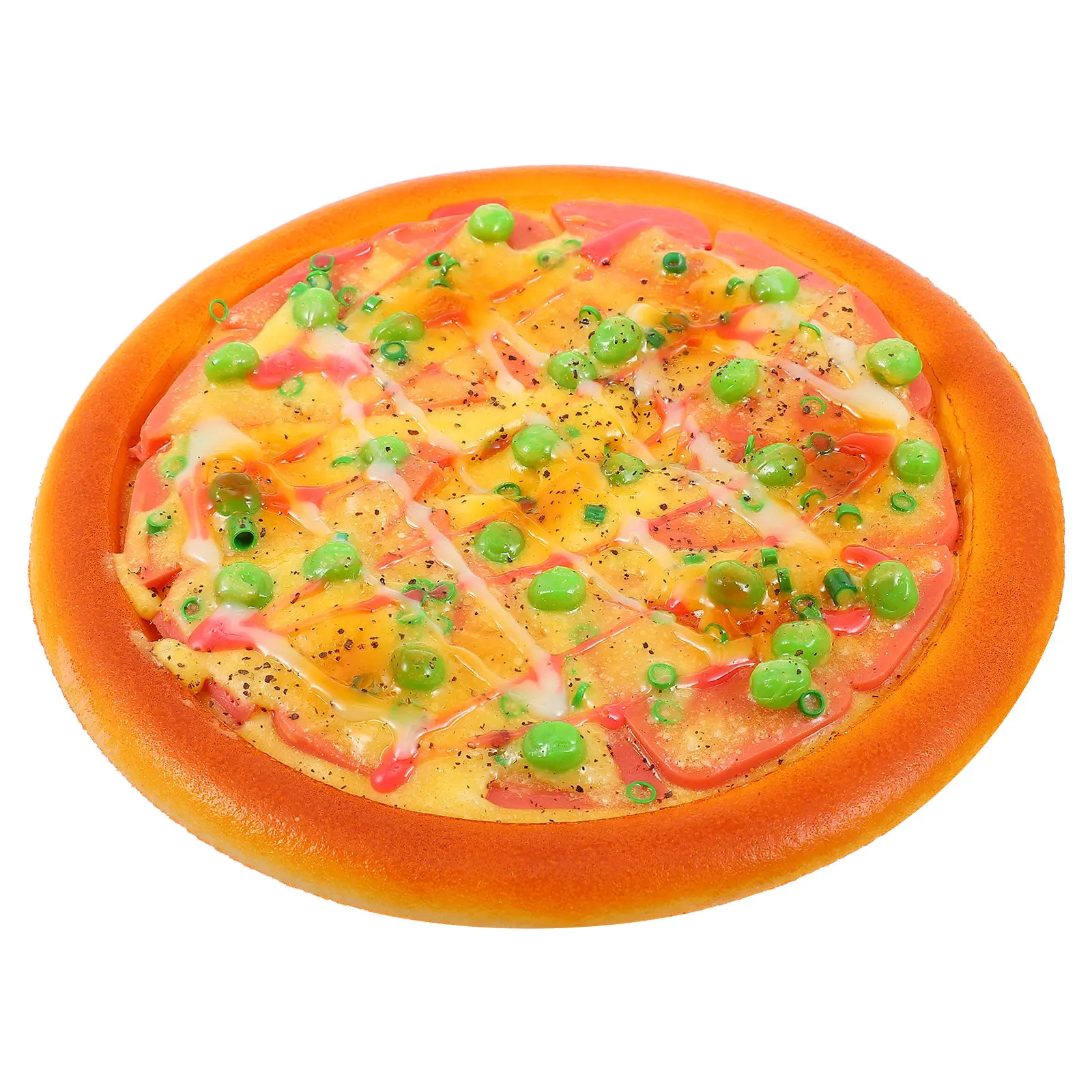 

Имитация пиццы для фотосъемки, реалистичная декоративная модель из полиуретана, высокодетализированная, для выставок, пекарен и вечеринок