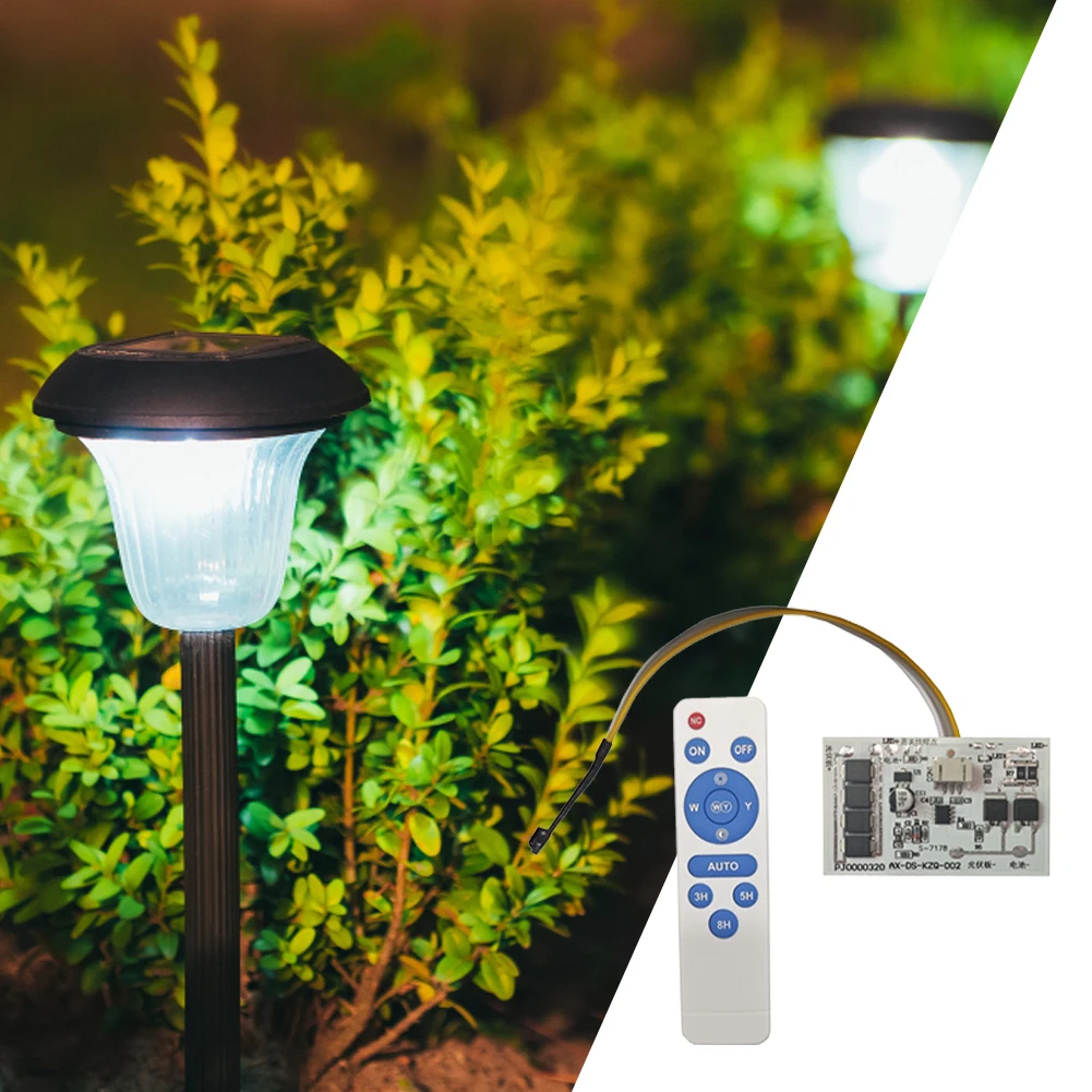 10A 3.2V 3.7V Solar Street Lamp Circuit Board Remote Control Solar Garden Lamp Controller Portable for Solar Lawn Lights