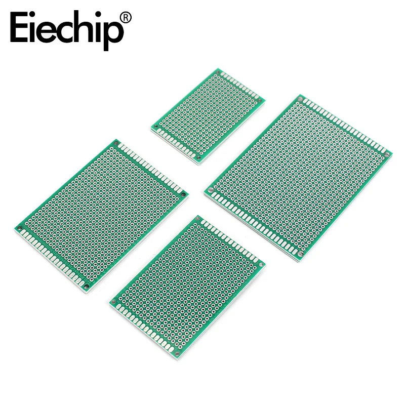 5PCS Double Sided Prototype Boards Green Pcb Board DIY Printed Circuit 2*8CM,3*7CM,4*6CM,5*7CM,6* 8 CM,7*9CM