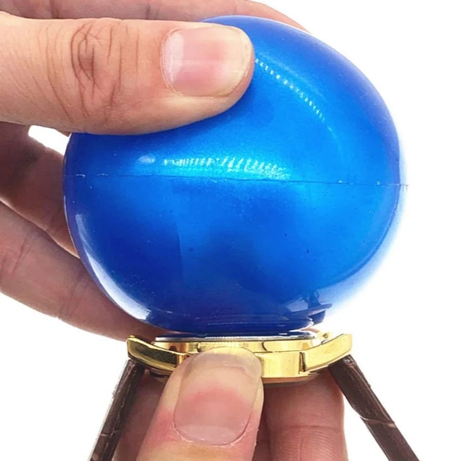 Watch Case Open Ball Blue 7cm Diameter Durable Rubber Safe Reliable Portable Watch Friction Ball for Professional Repair Tool
