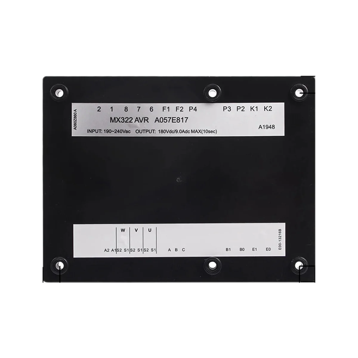 MX322 AVR Brushless Generator Voltage Plate Voltage Automatic Regulator Stabilizer Voltage Plate Generator Parts