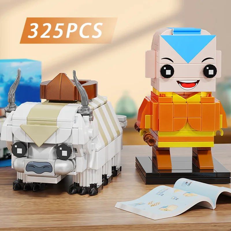 Avatares The Last Airbenderes Building Blocks Set Aang Appa Momo 2 in 1 Animaction Figure Bricks Model Toys for Kids Xams Gift