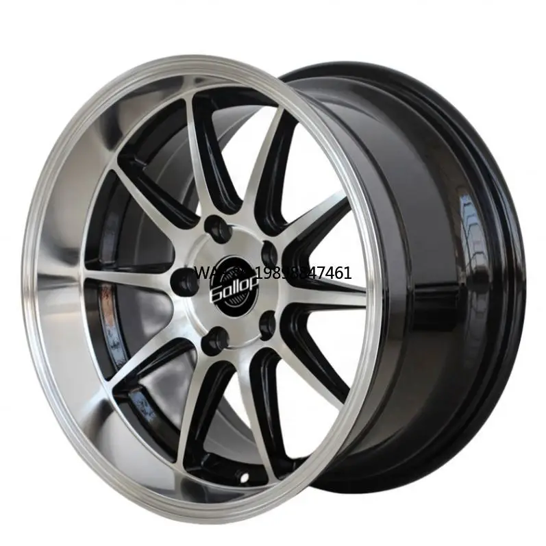 

Gallop 2024 16-17-Inch Polished High Quality Alloy Wheel Rim Multi Spoke Casting 100mm/114.3 PCD ET 30-45mm 3-Year Warranty