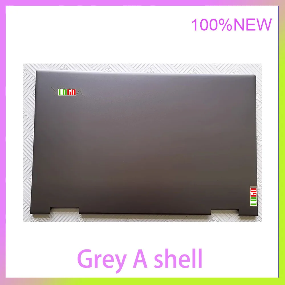 

New Original LCD Back Cover For Lenovo YOGA 14C ITL ACN 7-14 7-14ITL5 2021 Palmrest/Bottom Case Touchpad Rear Lid Replace Gray