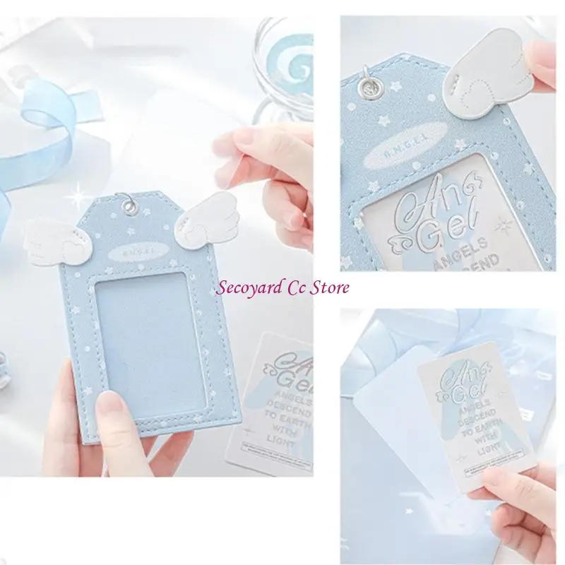 

N3UC Campus Card Protective Sleeve Keychain Card Holders Small School Card Protector