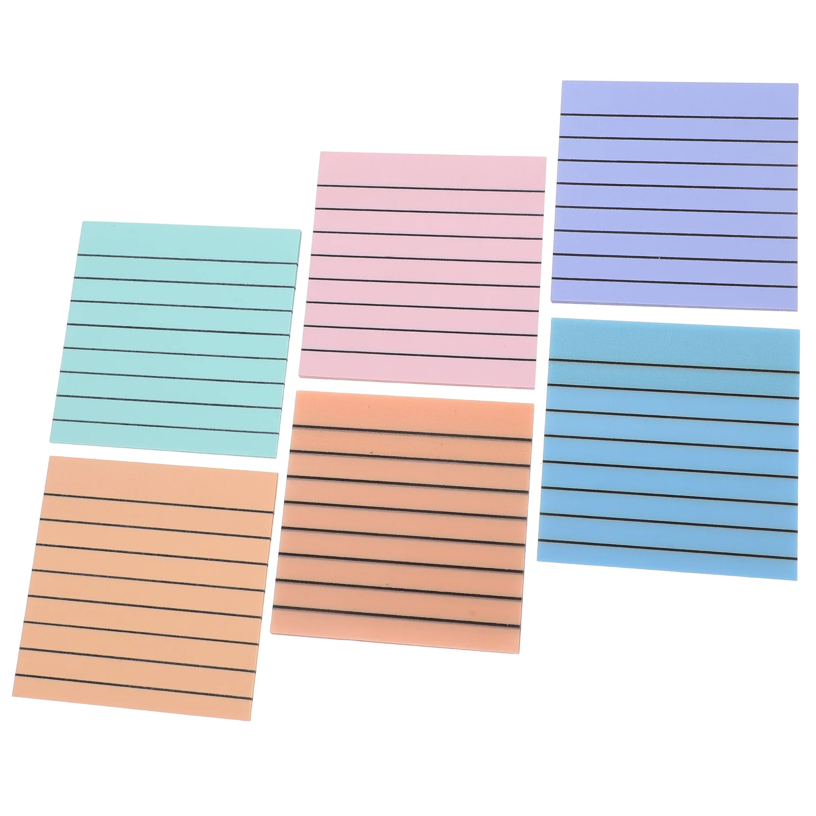 6 libri Blocco note Cancelleria Simpatiche note autoadesive Autoadesive piccole