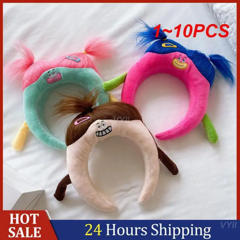 1~10PCS Ugly Doll Headband Fun And Quirky Portable Plush Headwear Fun Headband Fun Doll Headband Cute Accessories Playful