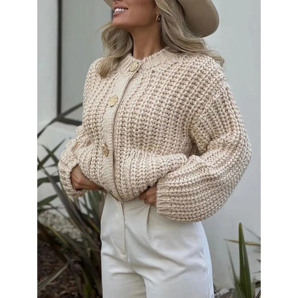 

Autumn 2024 Women's Casual Slimming Faion Versatile Sweater Comfortable Fit for All Seasons ential Basic Sle