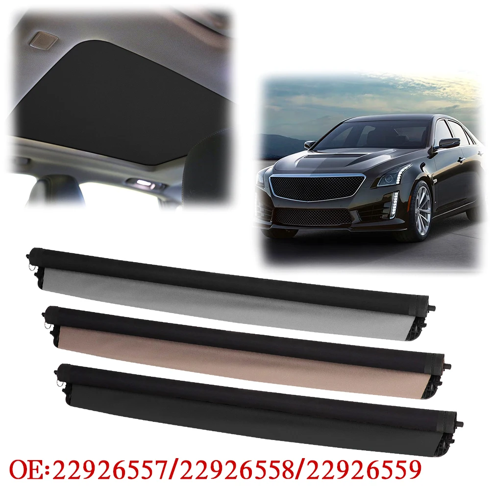 Car Panorama Sunroof Sunshade Curtain Cover Assembly For Cadillac CTS Sedan V-Series 2014-2019 22926557 22926558 22926559