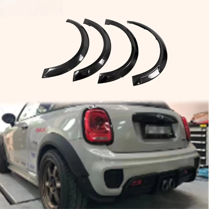For Mini Cooper F56 Carbon Fiber KZ Flare Wheel Arch Eyebrow Cover Kits