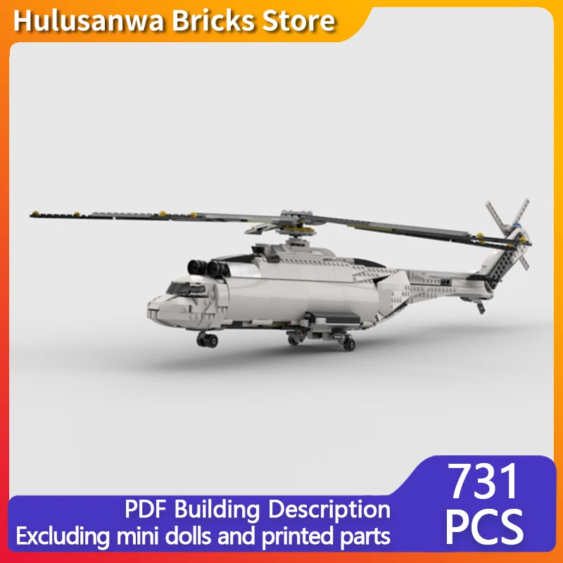 

Mi 6 Cargo Helicopter Model MOC Building Bricks War Equipment Modular Technology Gifts Holiday Assemble Children Toys Suit