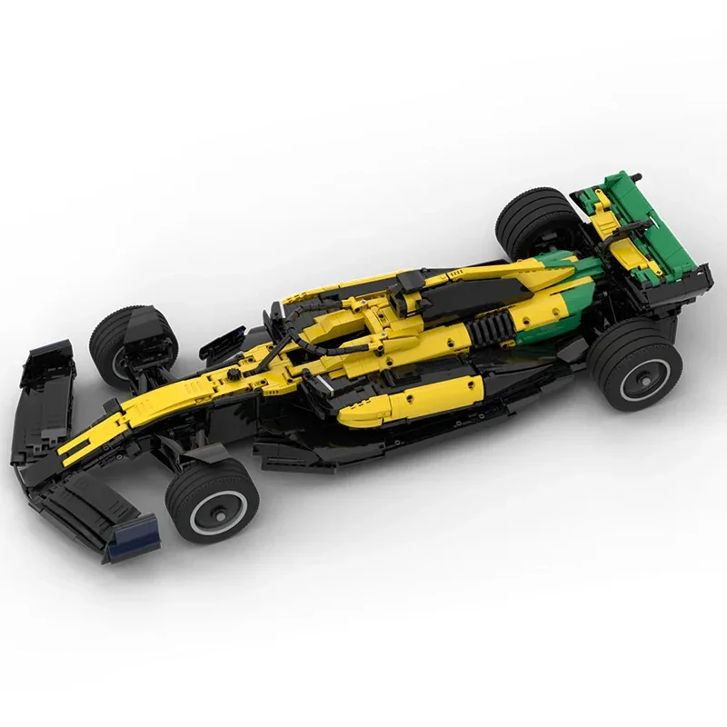 New Technical SuperMCL38 Monaco 2024 Livery 1:8 Scale SuperRace Car Model Buiding Kit Block Bricks Kids Toys Birthday Gifts