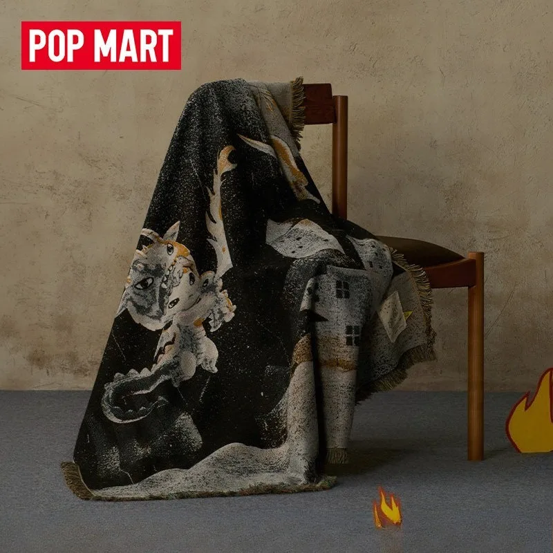 

Genuine POP MART Hirono Mist Walker Series Jacquard Throw Blanket Merchandise Ornament Collection Toys Gift