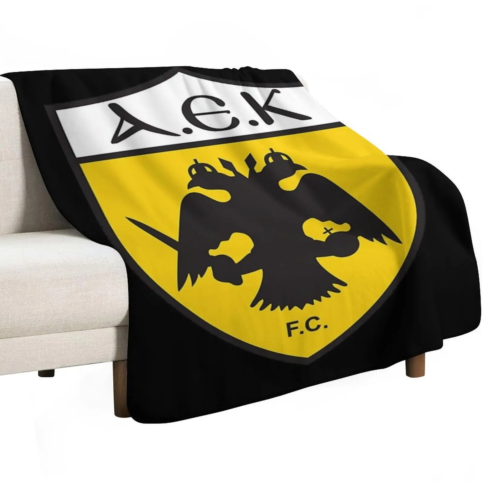 AEK ATHENS Throw Blanket Blankets Sofas Of Decoration Vintage For Decorative Sofa Loose Quilt Hairys Blankets