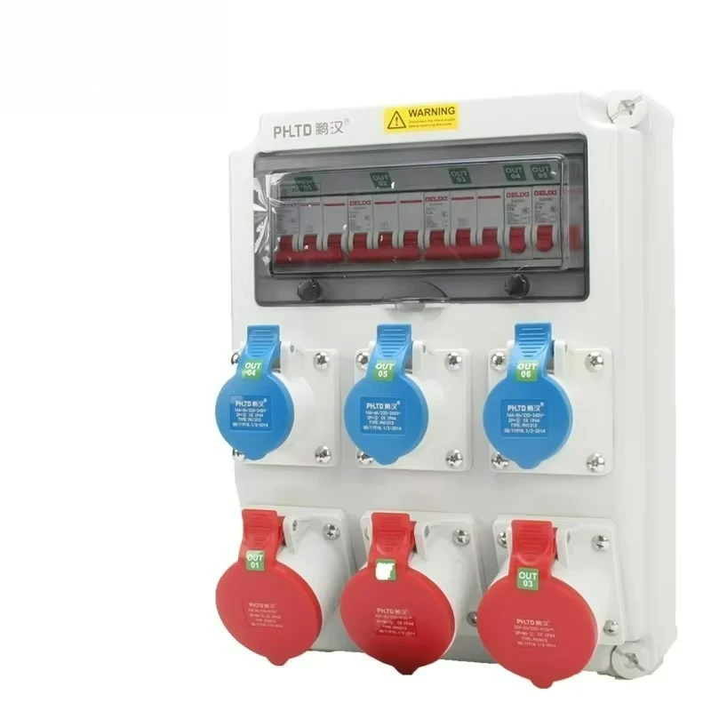 Convenient Wall Mounted Socket Distribution Box Room Universal Waterproof Industrial Socket Box for Various Occasions