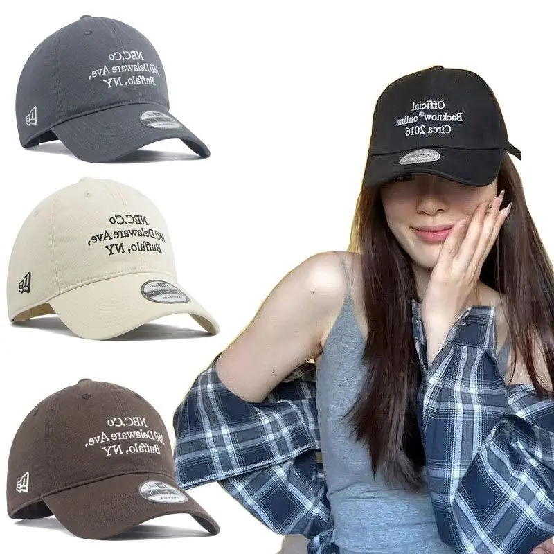 

Новая модная кепка с утиным языком, бейсболка с буквенным принтом, солнцезащитная шляпа с вышивкой, мужская и женская кепка для пар