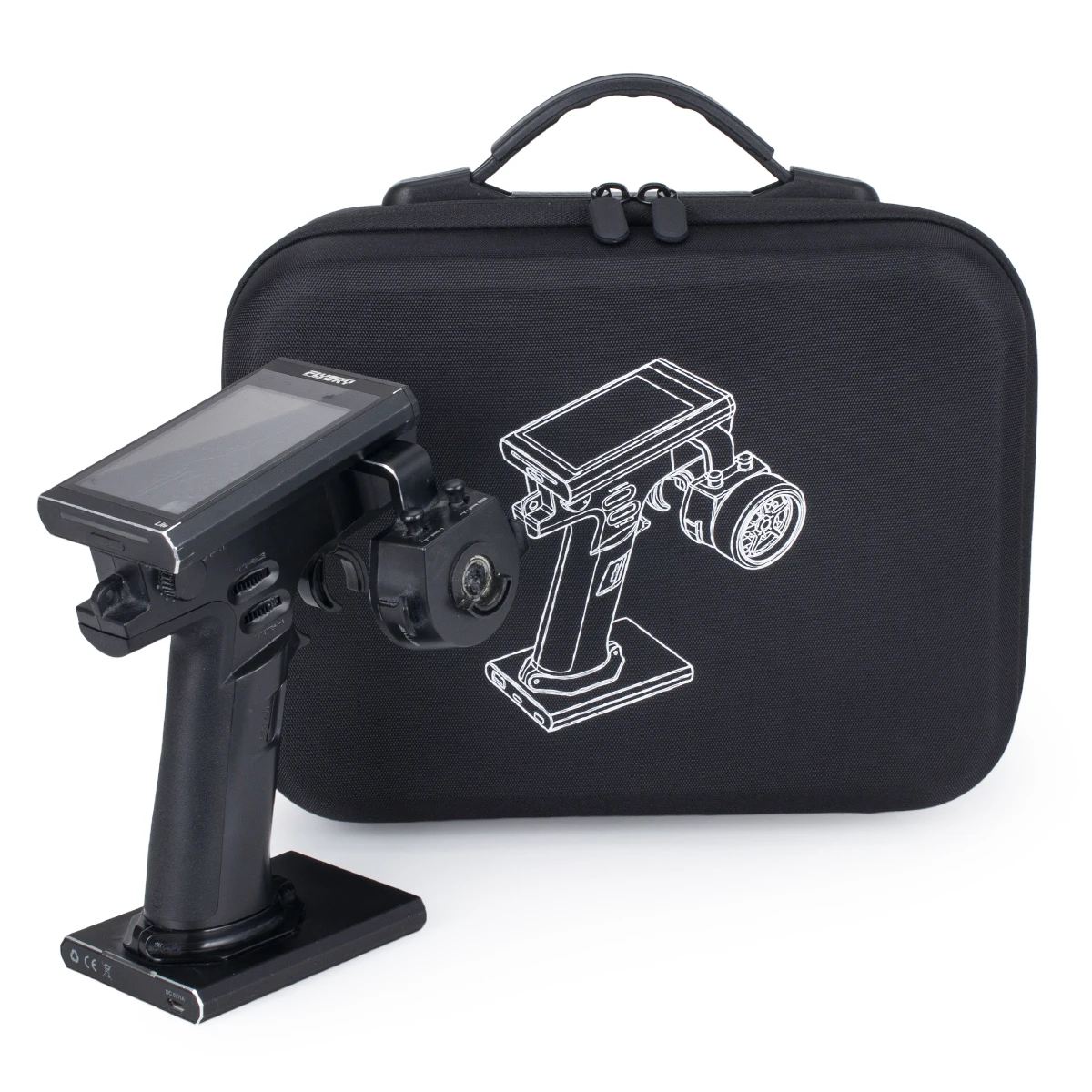 Remote Controller Carrying Bag Storage Handbag Waterproof Portable for RC Car Noble NB4 Transmitter Parts view 4