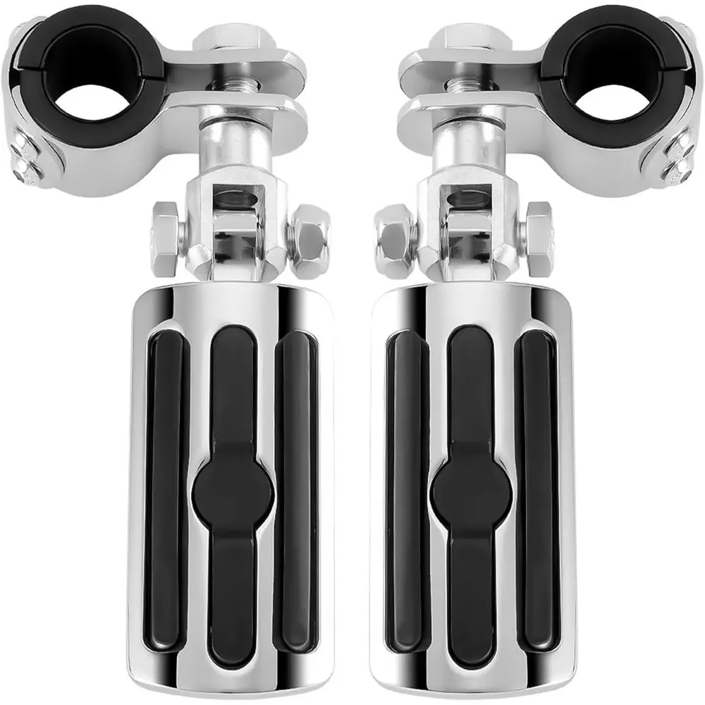 

Highway Pegs 1 inch to 1 1/3 inch with Engine Guard, Peg Rest Silver