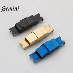 5Pcs Stainless Steel Magnetic Clasps Watch Band Hole 10x3mm For Leather Cord Bracelet Magnet Buckle Diy Jewelry Making Clasp