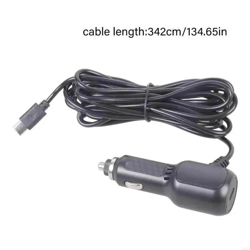 2 محرك USB C شاحن سيارة 20 واط شحن سريع 12 فولت 36 فولت مدخلات 3.42 متر خط مخصص للهواتف أقراص الكاميرا #4