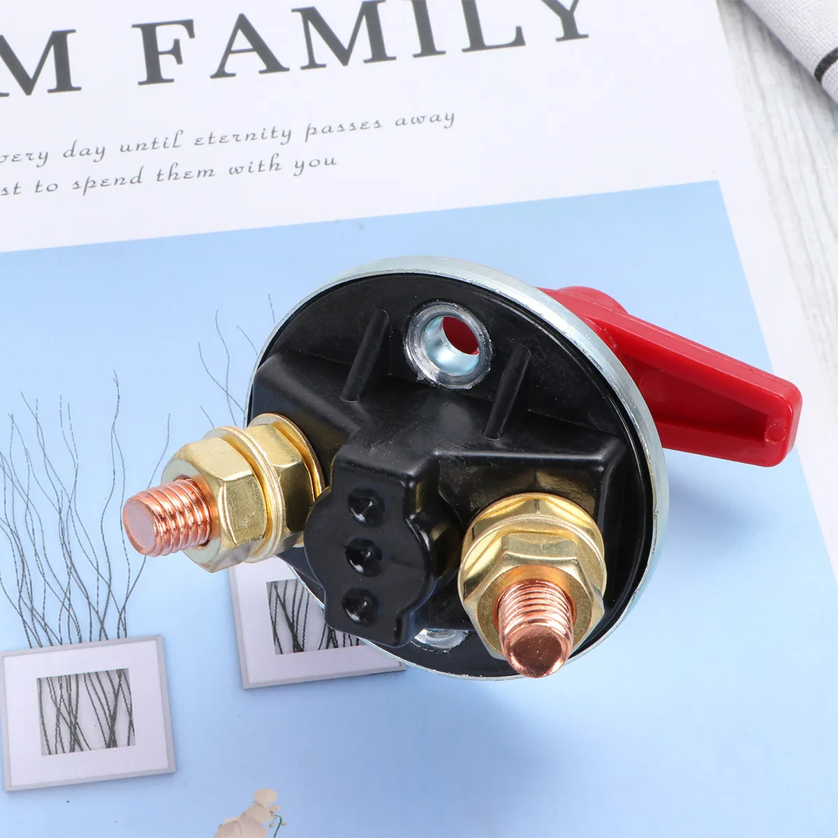 200a Battery Disconnect Cut Off Switch Professional Isolator for Car Boat Van Truck Rv Motorcycle Durable Battery Blackout Power