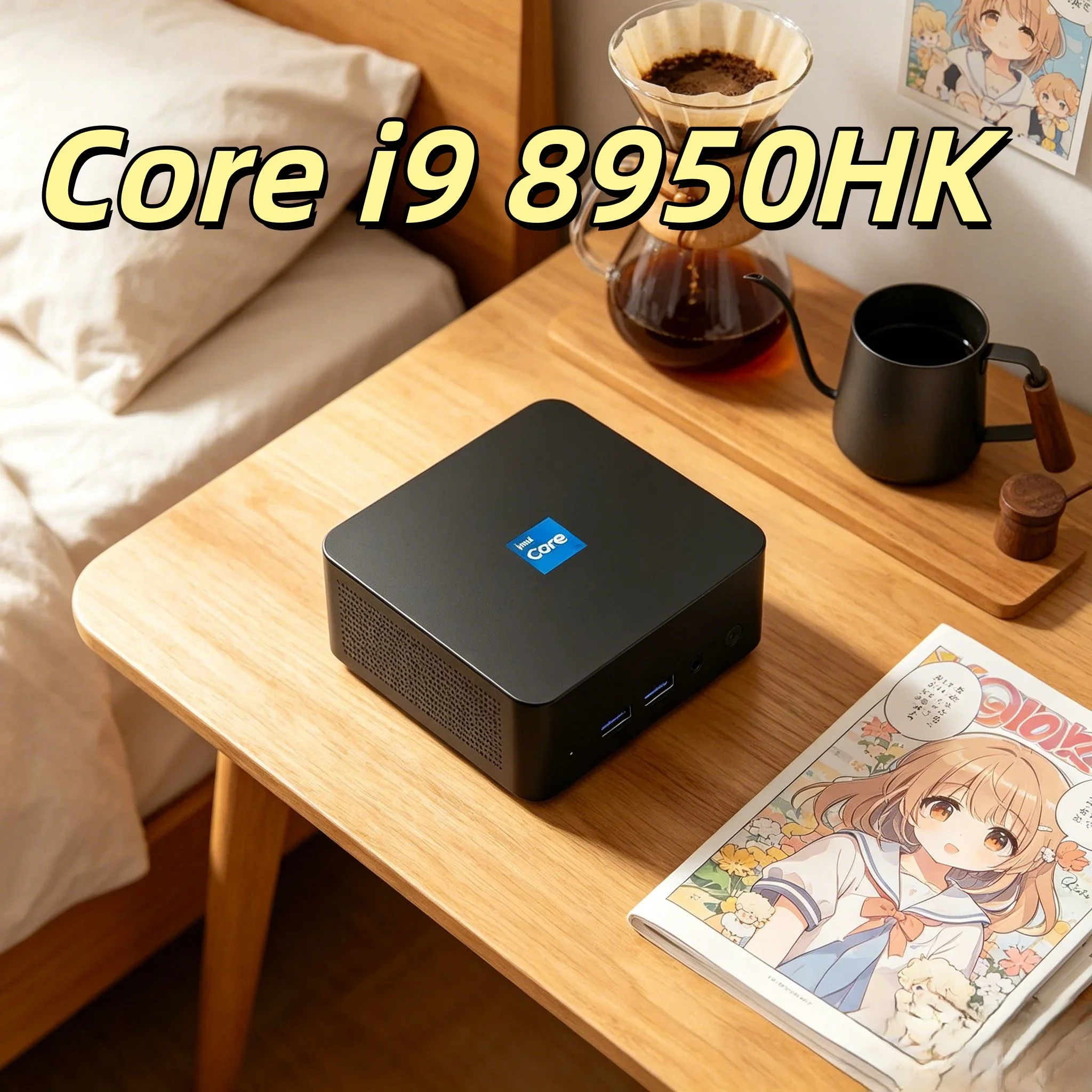 Mini PC CoreWindows 11 Pro | Intel Core I9‑8950HK | 32GB RAM | 1TB/2TB SSD | WiFi 6 & Bluetooth 5.2 | 4K UHD Output Compact Mini