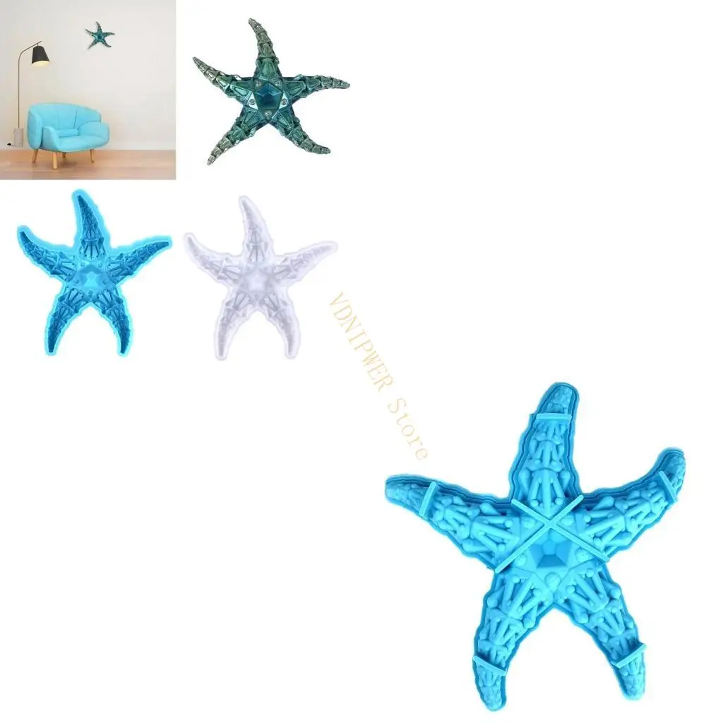 

Mechanical Epoxy Resin Silicone Mold for DIY Sea Star Wall-Hanging Decoration Silicone Wall-Decor Mold Craft D08E